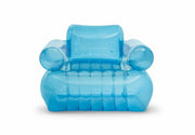 Intex Transparent Blue Inflatable Armchair 66503 V1032-IXCHAIR-66503_B