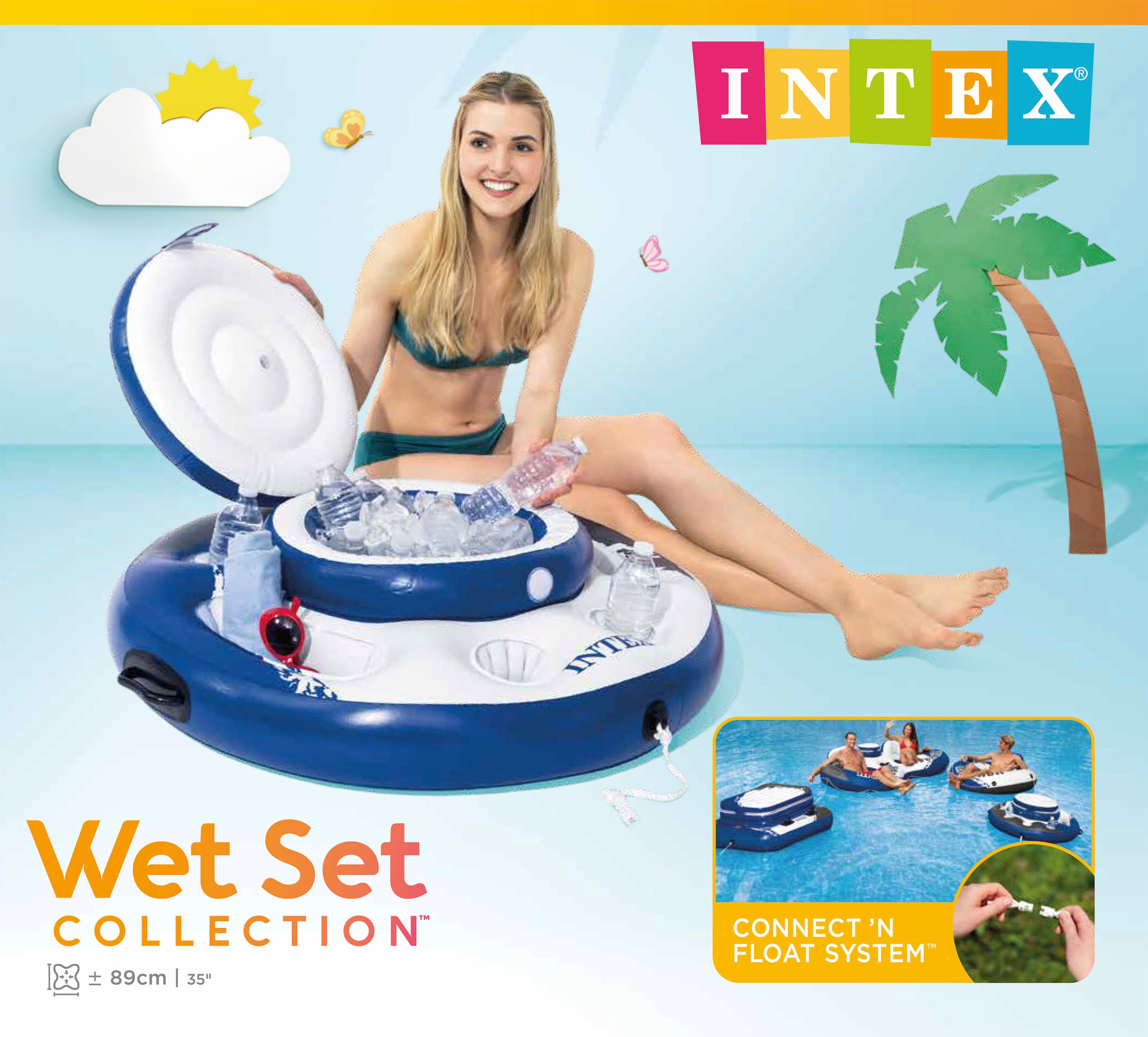 Intex Mega Chill Inflatable Cooler 56822 V1032-IXCHILL-56822