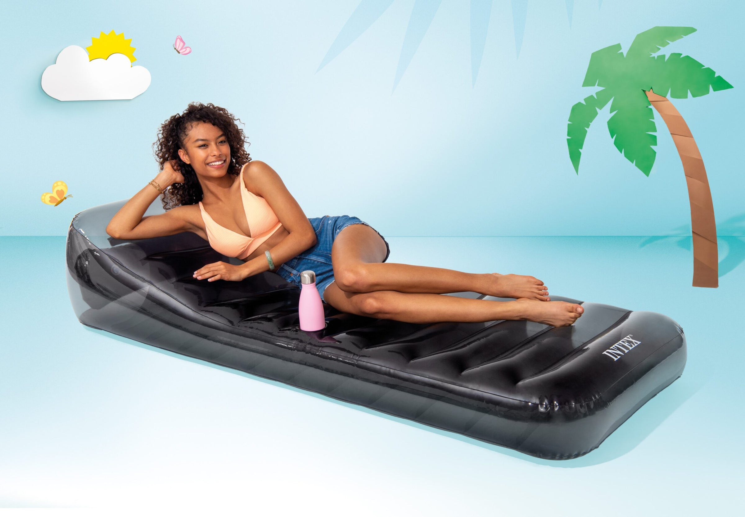 Intex Cool Grey Pool Mat 58723 V1032-IXCOOLGREYMAT-58273