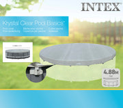 Intex Deluxe Pool Cover for 16' 4.88m Round Swimming Pools 28040 V1032-IXCOVERDELUXE16_28040