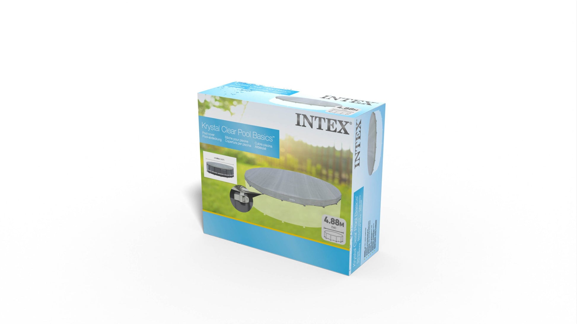 Intex Deluxe Pool Cover for 16' 4.88m Round Swimming Pools 28040 V1032-IXCOVERDELUXE16_28040