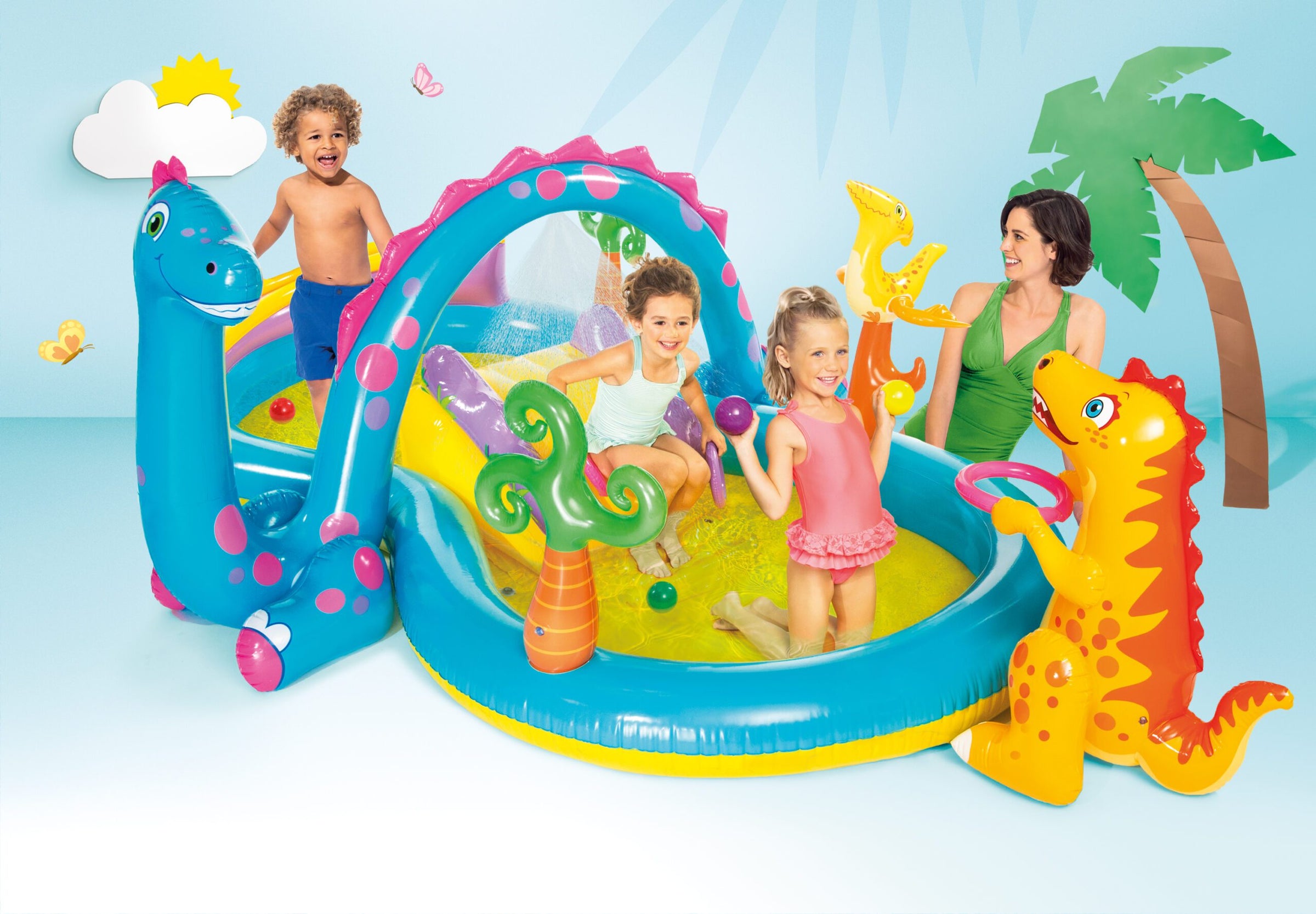 Intex Dinoland Inflatable Play Centre 57135 V1032-IXDINOLAND_57135