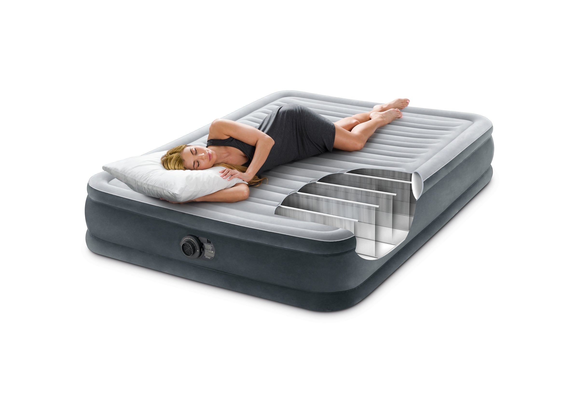 Intex Double (Full) Deluxe Airbed 33cm 67768 V1032-IXDOUBLE33-67768