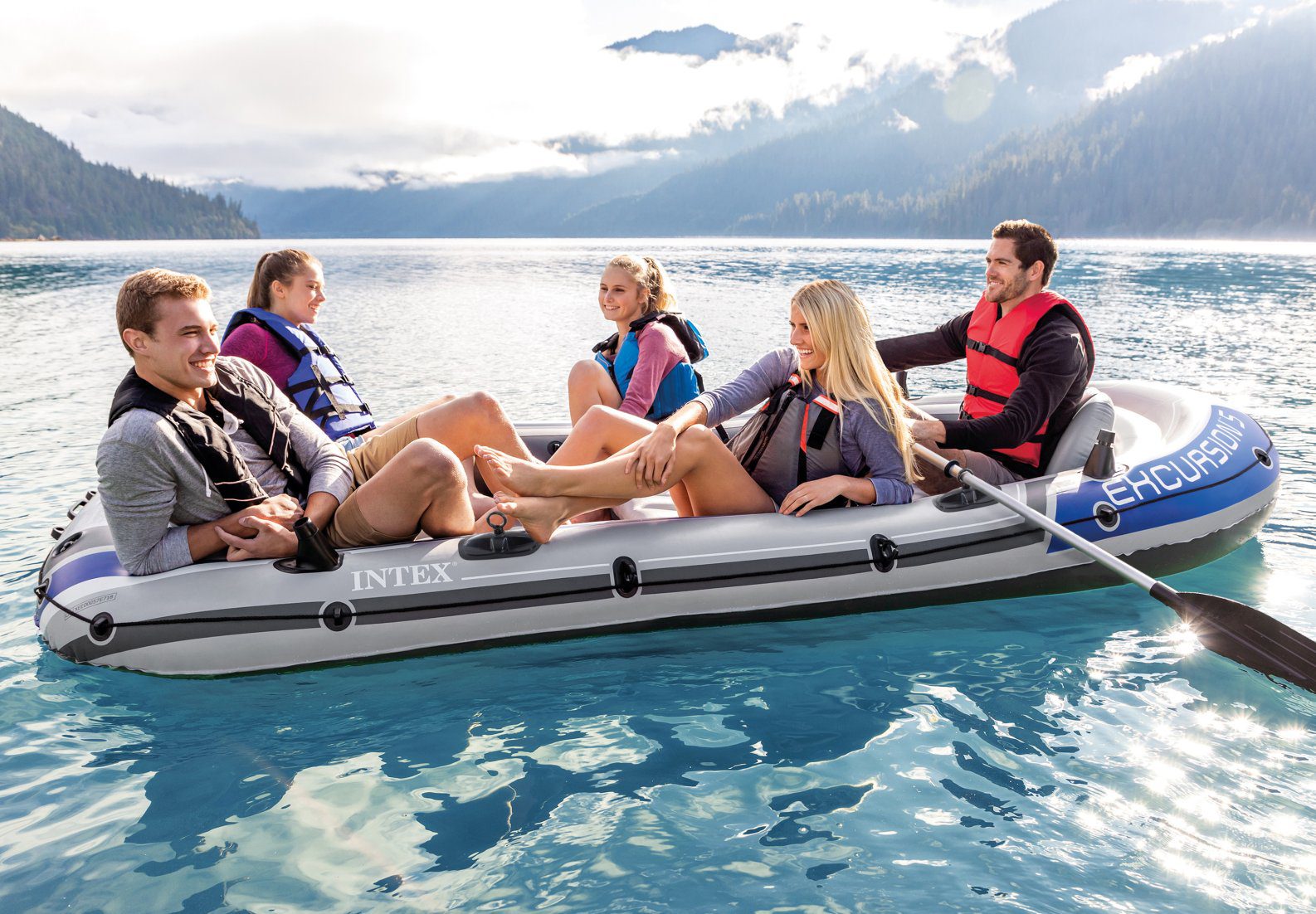 Intex Excursion 5 Boat Set 68325 V1032-IXEXCURS5-68325
