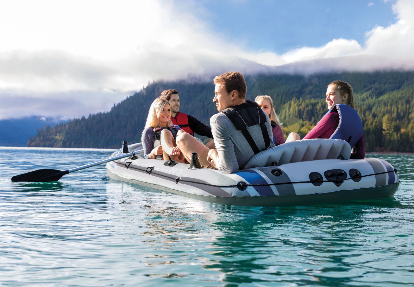 Intex Excursion 5 Boat Set 68325 V1032-IXEXCURS5-68325