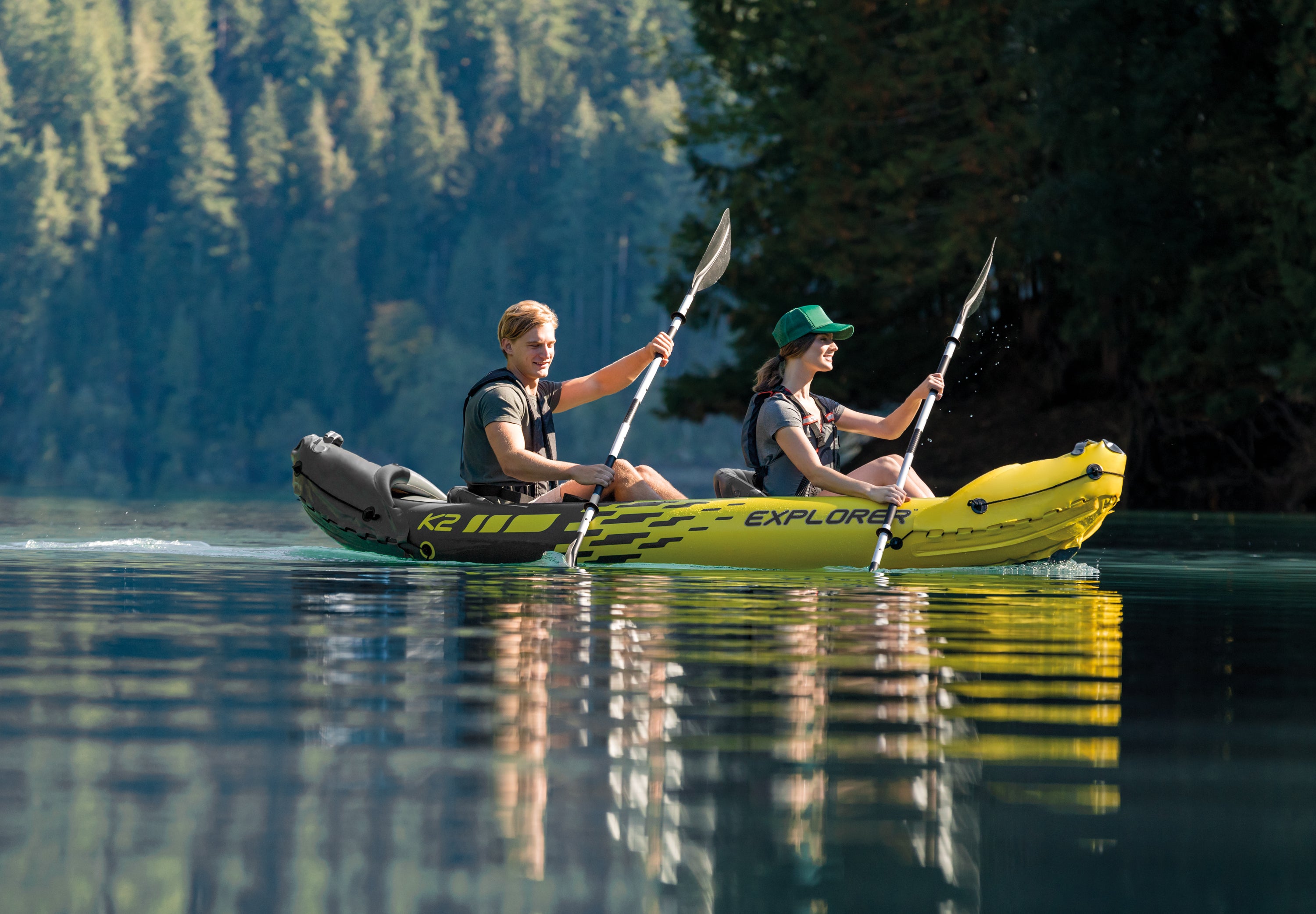 Intex Explorer Inflatable K2 Kayak 68307 V1032-IXEXPLORERK2-68307