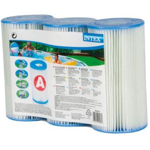 Intex 3 x Filter Cartridge replacement Size A FILTER PUMP 29003 V1032-IXFILTERA3_29003