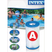 Intex 6 Pack Filter Cartridge replacement Size A INTEX FILTER PUMP 29000 V1032-IXFILTERA6_29003
