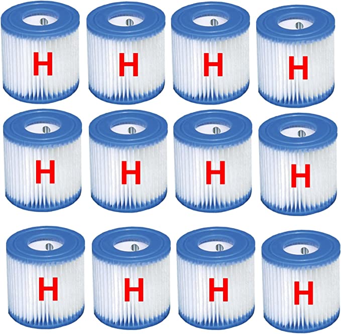 Intex 12 x Filter Cartridge replacement Size H INTEX FILTER PUMP 29007 V1032-IXFILTERH12_29007