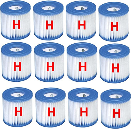 Intex 12 x Filter Cartridge replacement Size H INTEX FILTER PUMP 29007 V1032-IXFILTERH12_29007