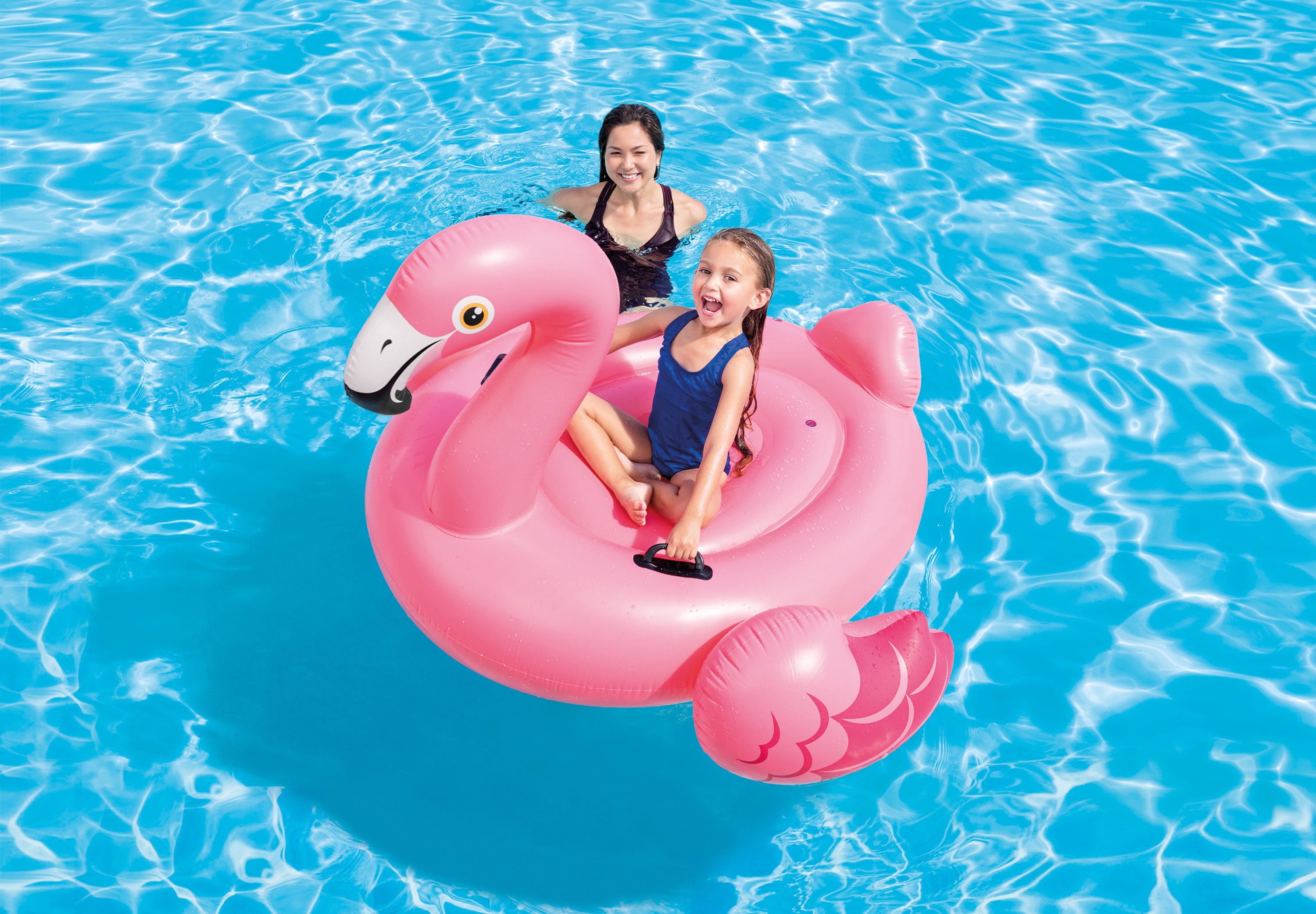 Intex Pink Flamingo Ride-On Pool Float 57558 V1032-IXFLAMINGO-57558