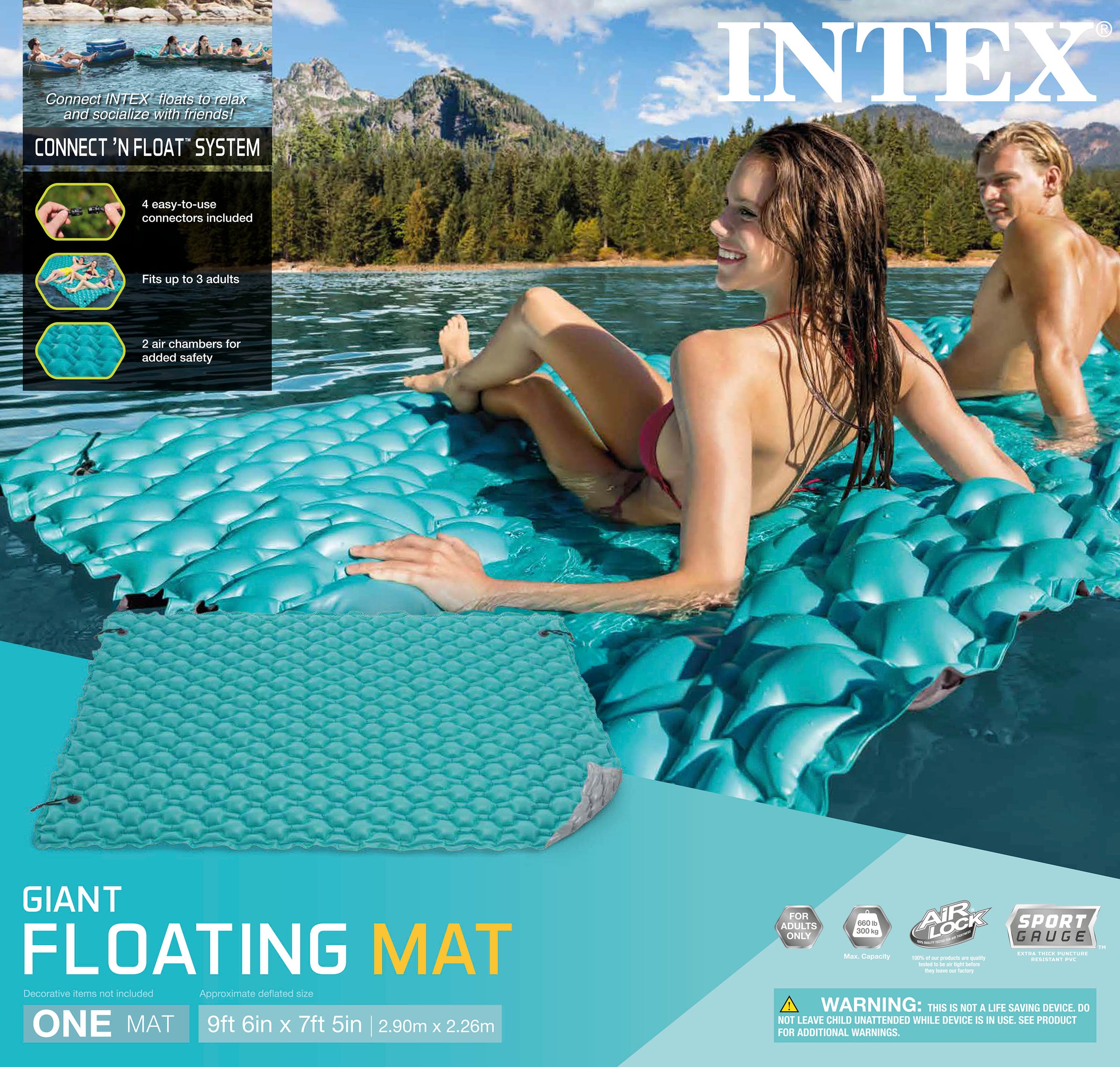 Intex Giant Floating Inflatable Mat 56841 V1032-IXFLOATINGMAT-56841