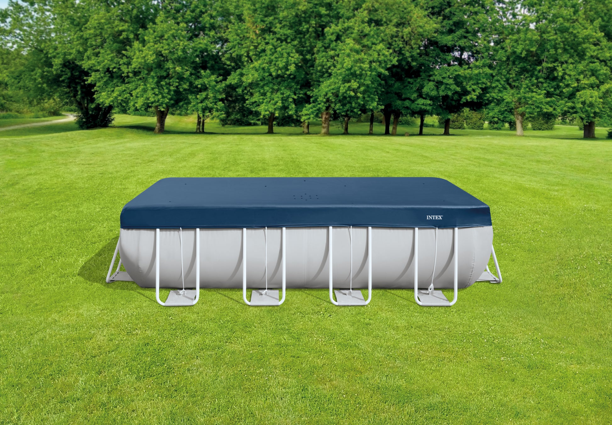 Intex Frame Pool Cover 457cm 28037 V1032-IXFRAMECOVER4.0M-28037