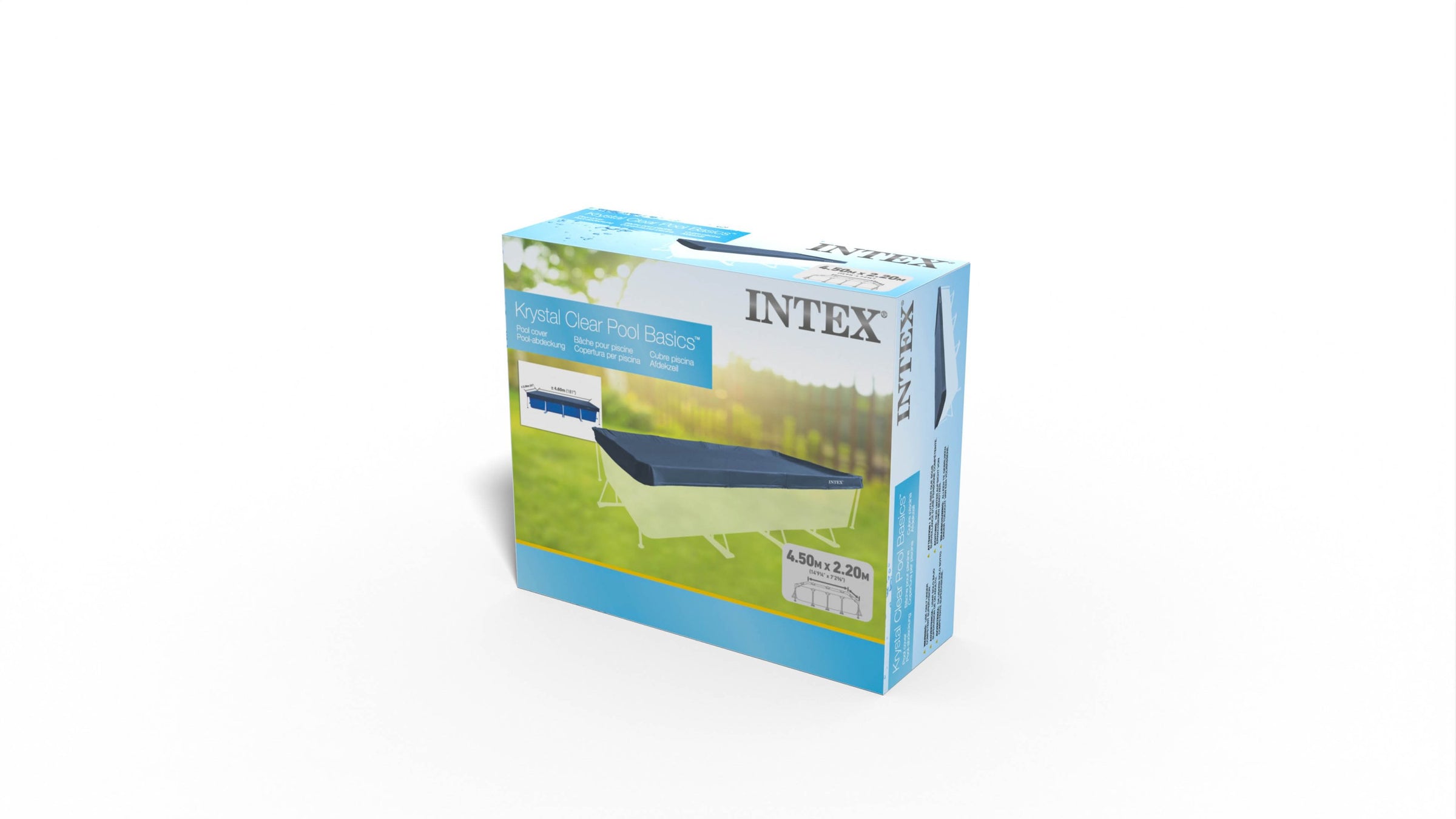 Intex Frame Pool Cover Rectangle 450cm 28039 V1032-IXFRAMECOVER4.5M-28039