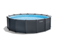 Intex Intex Graphite Grey Panel Pool 4.78 x 1.24M 26384 V1032-IXGRAPHITE_26384