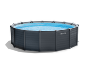 Intex Intex Graphite Grey Panel Pool 4.78 x 1.24M 26384 V1032-IXGRAPHITE_26384