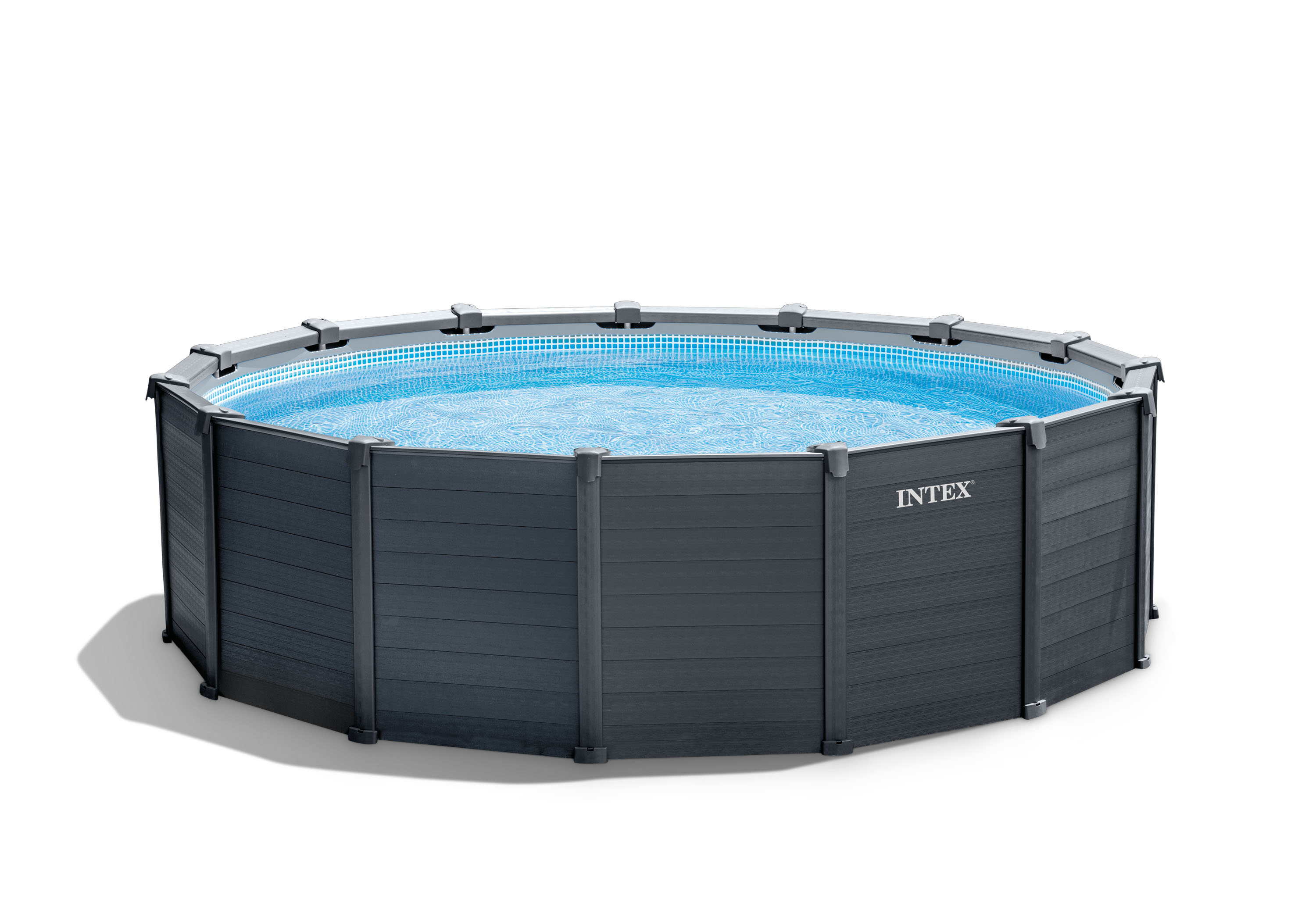 Intex Intex Graphite Grey Panel Pool 4.78 x 1.24M 26384 V1032-IXGRAPHITE_26384