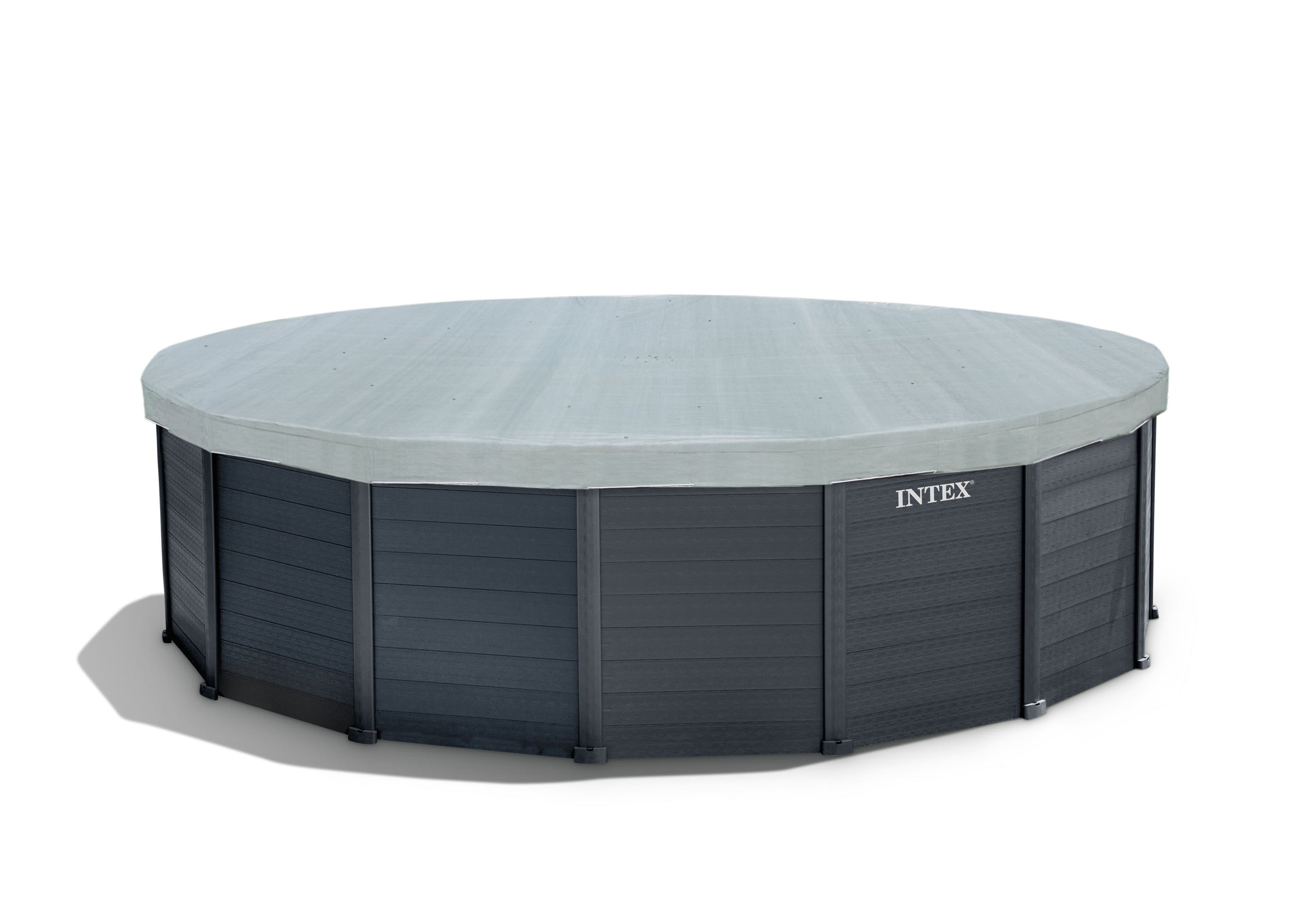 Intex Intex Graphite Grey Panel Pool 4.78 x 1.24M 26384 V1032-IXGRAPHITE_26384
