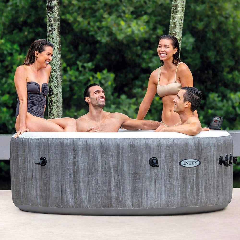 Intex PureSpa 6 Person Greywood Spa 28442 V1032-IXGREYWOOD6P-28442