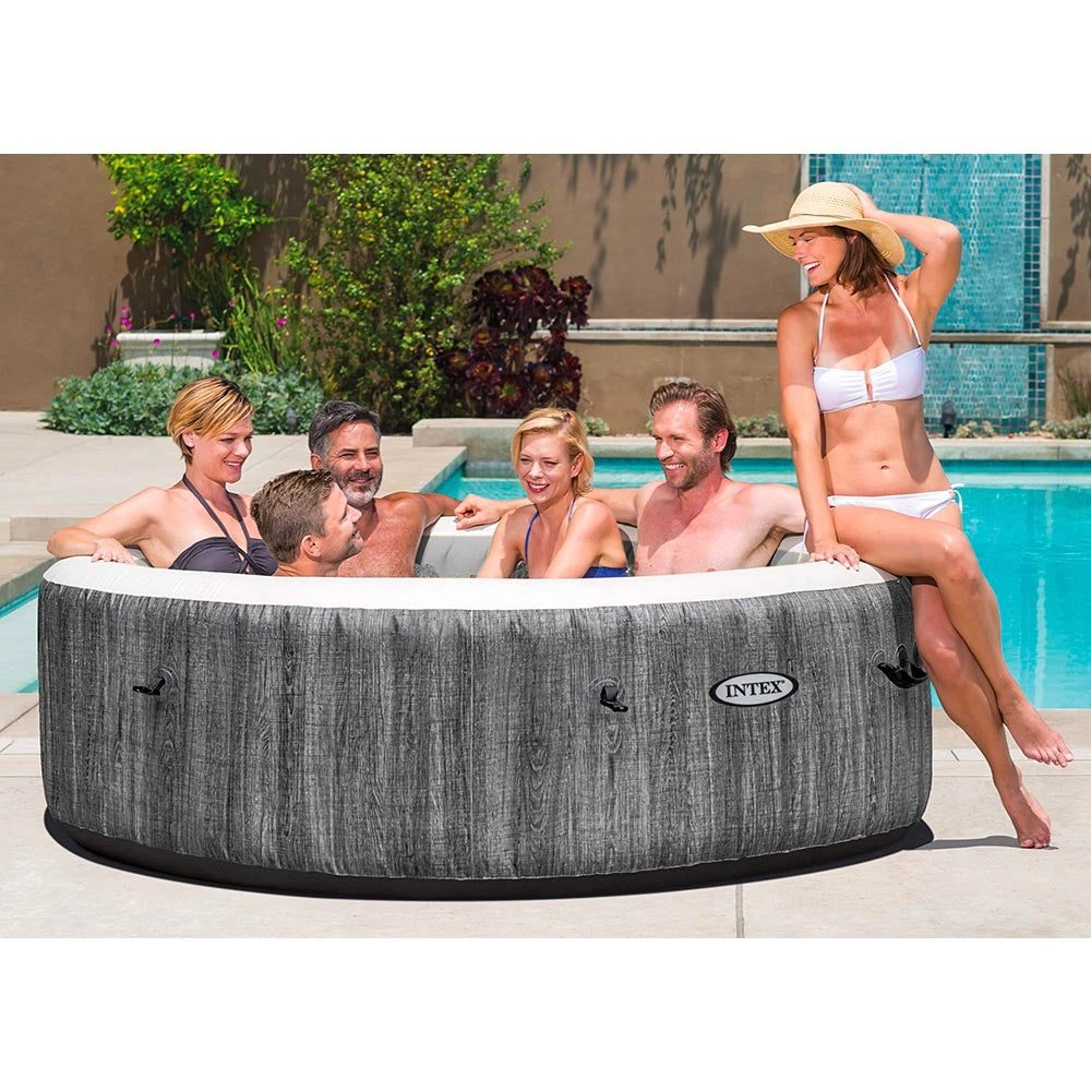 Intex PureSpa 6 Person Greywood Spa 28442 V1032-IXGREYWOOD6P-28442