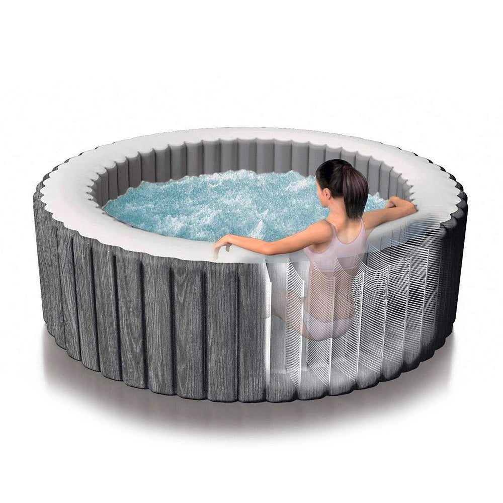 Intex PureSpa 6 Person Greywood Spa 28442 V1032-IXGREYWOOD6P-28442