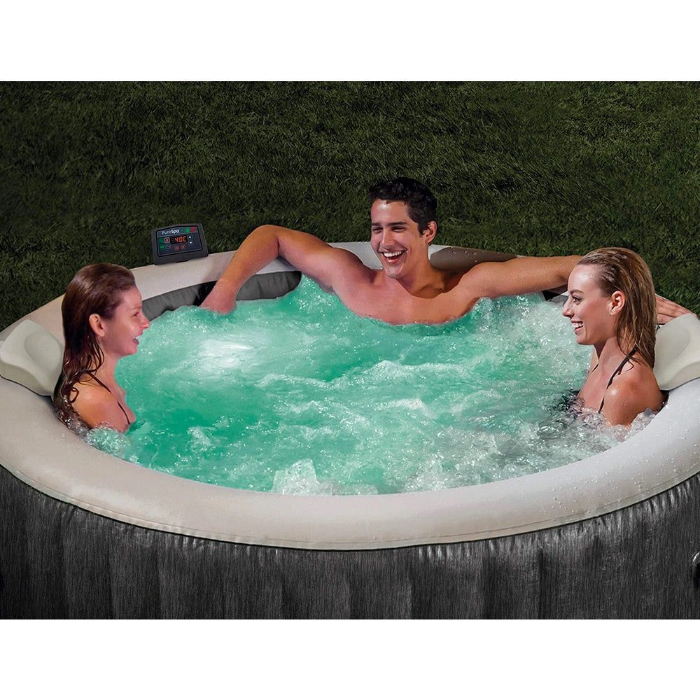 Intex PureSpa 6 Person Greywood Spa 28442 V1032-IXGREYWOOD6P-28442