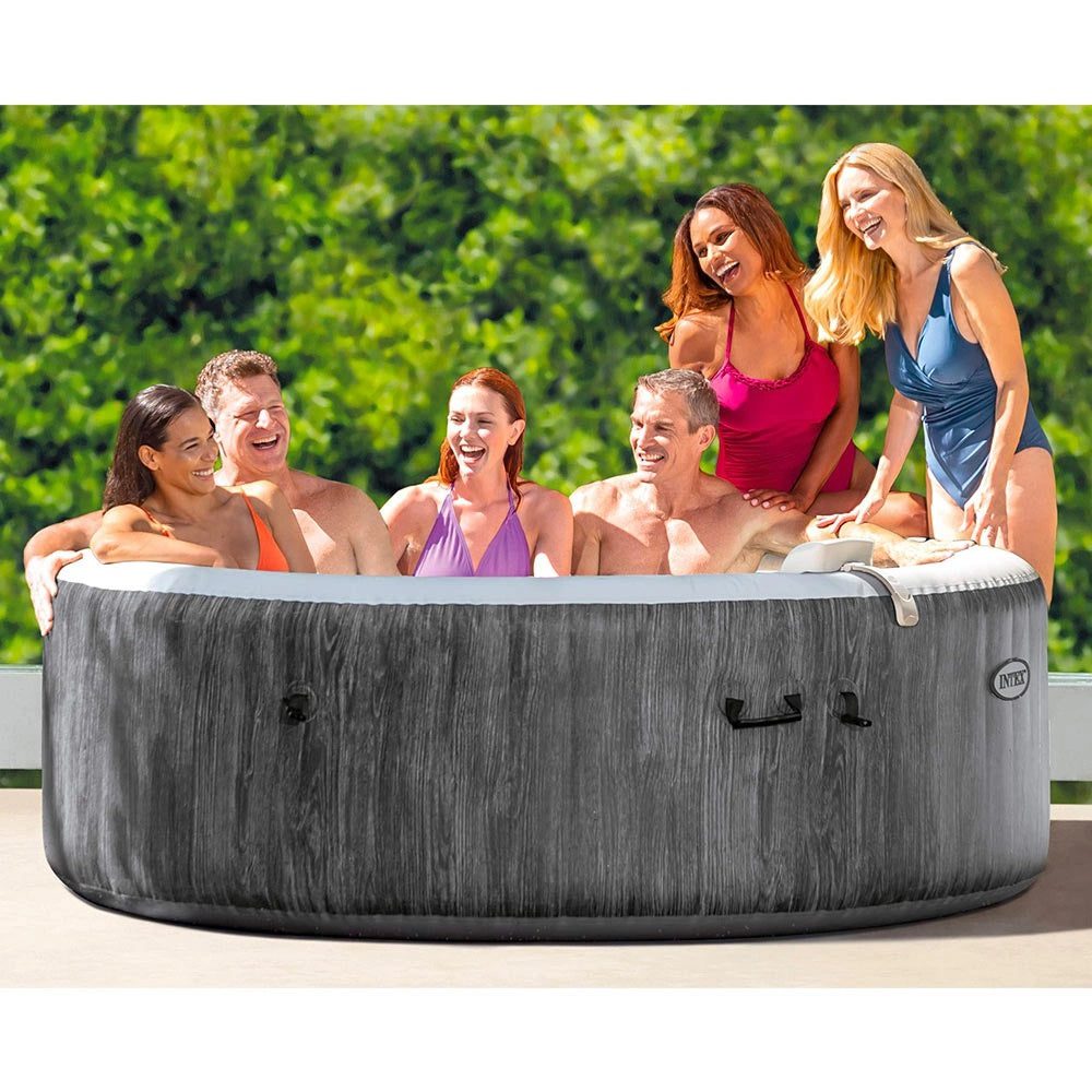 Intex PureSpa 6 Person Greywood Spa 28442 V1032-IXGREYWOOD6P-28442