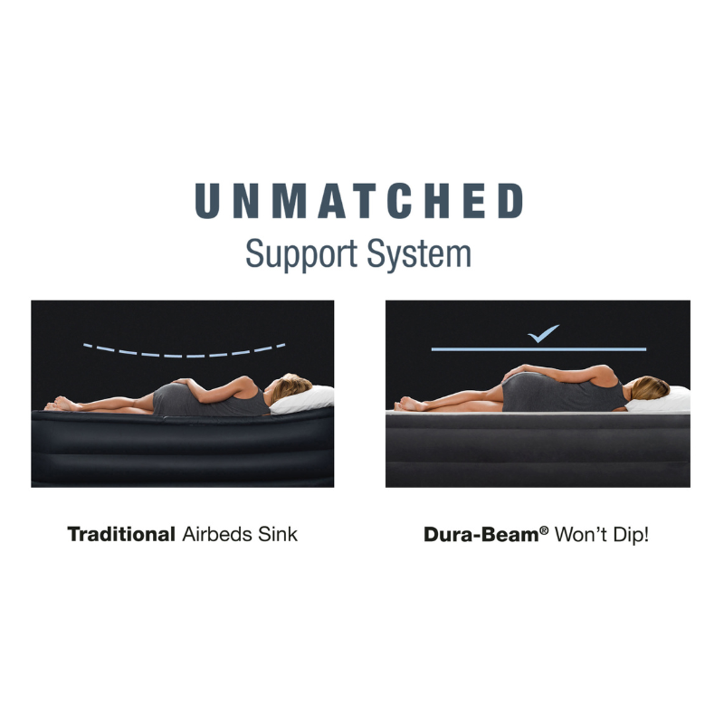 Intex Queen Deluxe Headboard Airbed 64448 V1032-IXHEADBOARD-64448