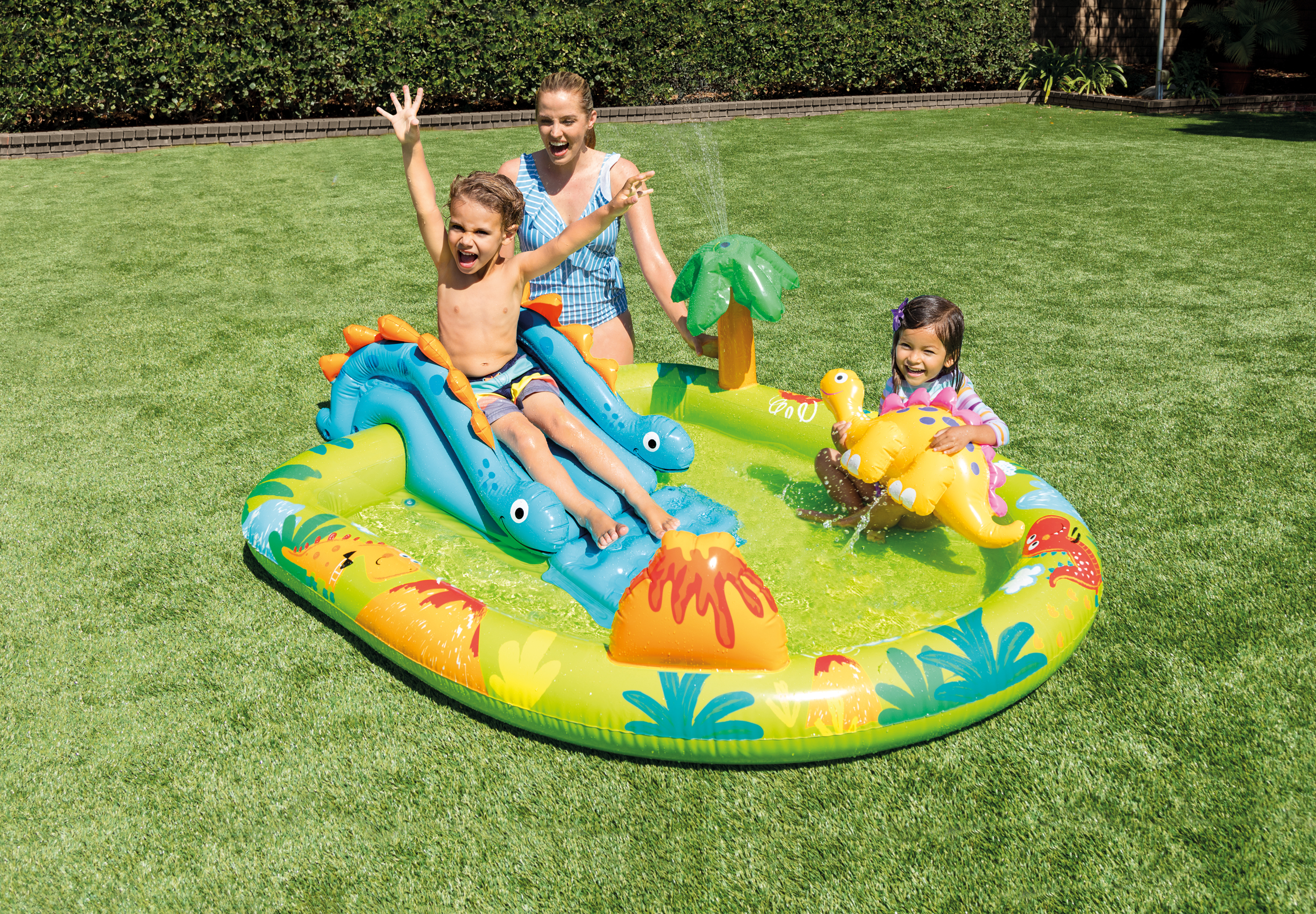 Intex Little Dino Inflatable Play Centre 57166 V1032-IXJUNGLE_57166