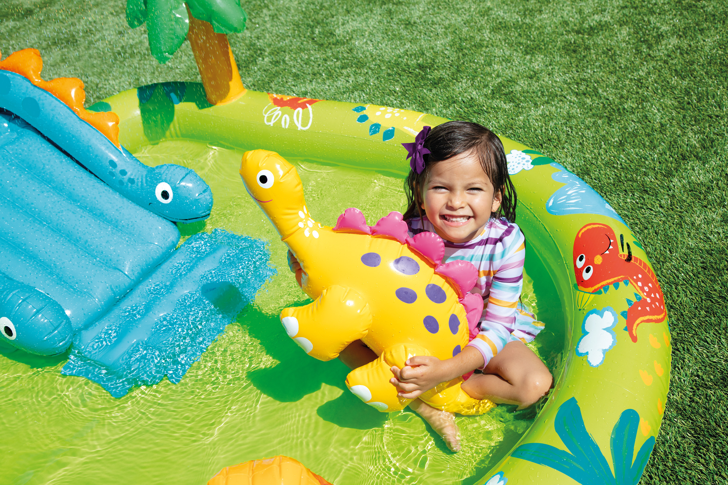 Intex Little Dino Inflatable Play Centre 57166 V1032-IXJUNGLE_57166