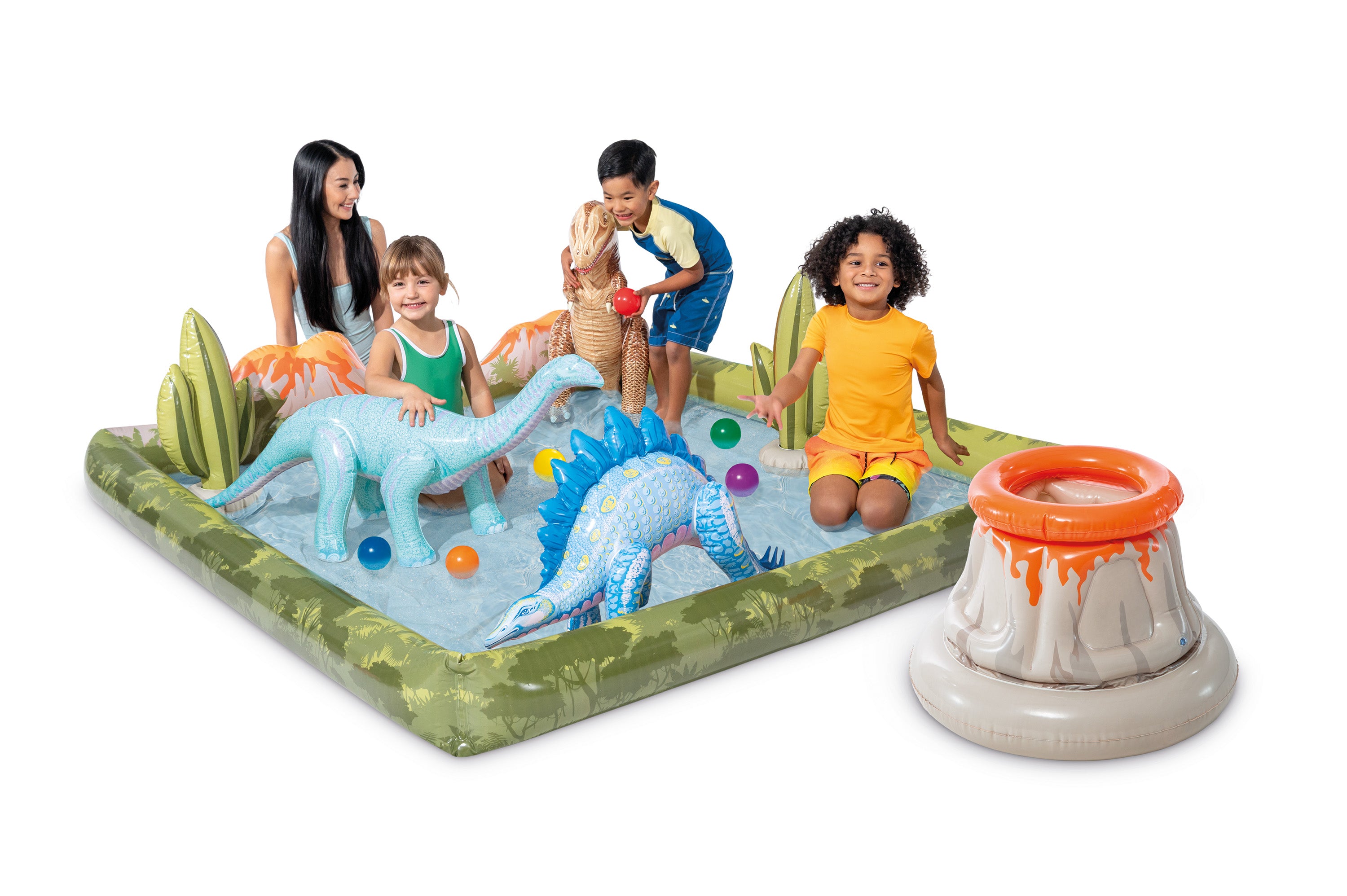 Intex Jurassic Adventure Inflatable Play Center 56132 V1032-IXJURASSIC-56132