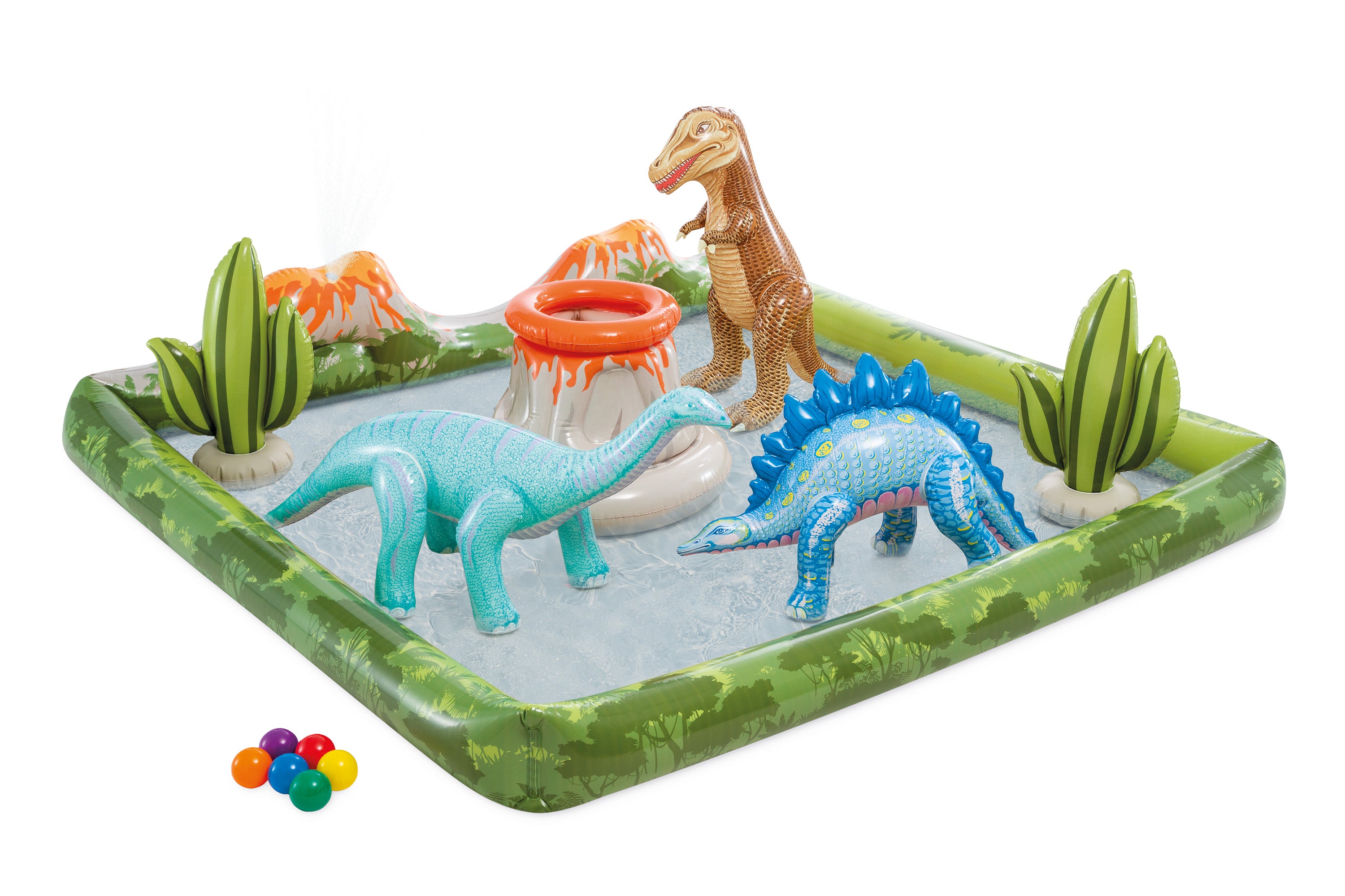 Intex Jurassic Adventure Inflatable Play Center 56132 V1032-IXJURASSIC-56132