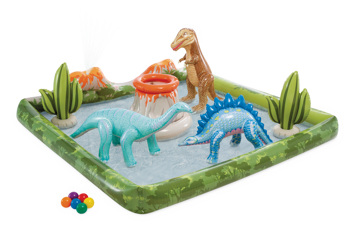 Intex Jurassic Adventure Inflatable Play Center 56132 V1032-IXJURASSIC-56132