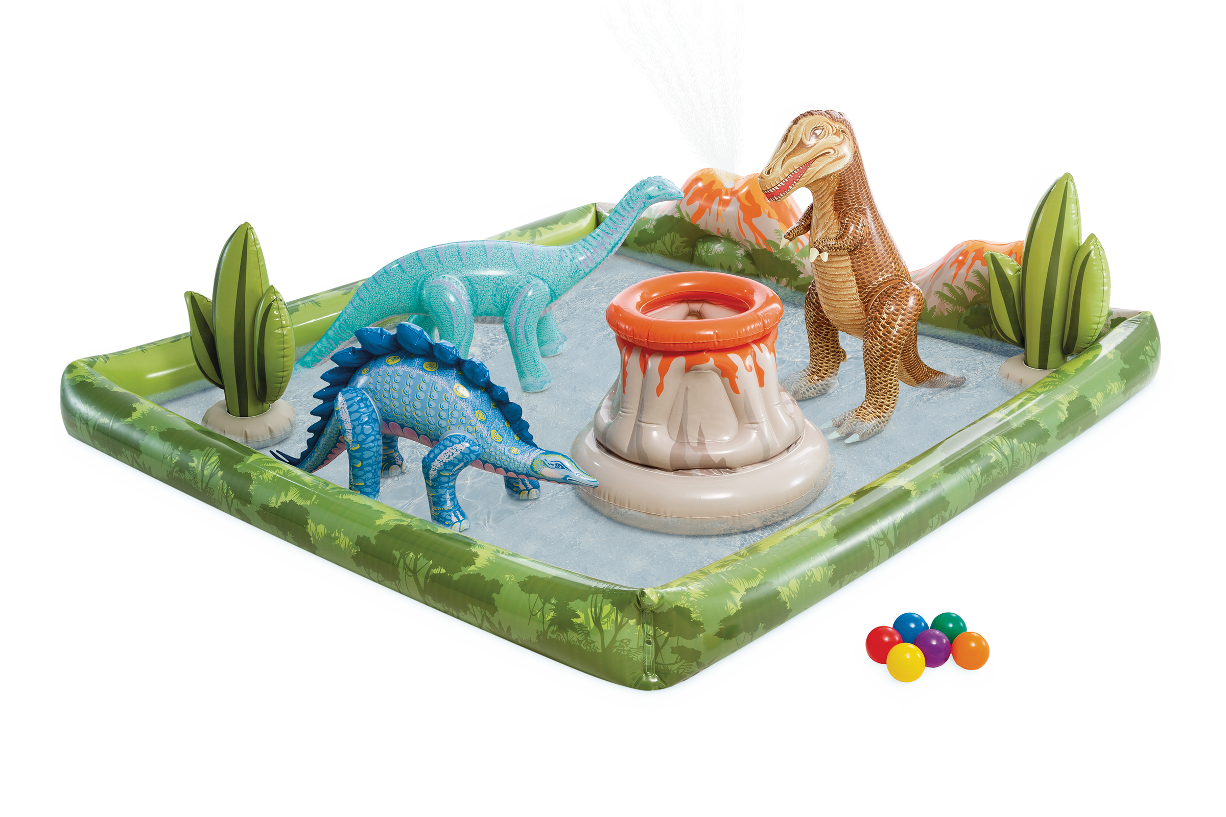 Intex Jurassic Adventure Inflatable Play Center 56132 V1032-IXJURASSIC-56132