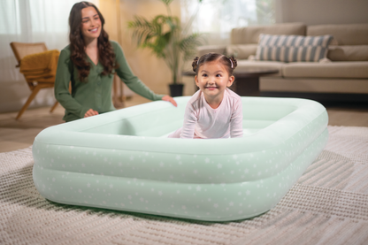 Intex Kidz Inflatable Travel Bed set with Hand Pump - Stars. Great for Travel 66810 V1032-IXKIDZBED-66810
