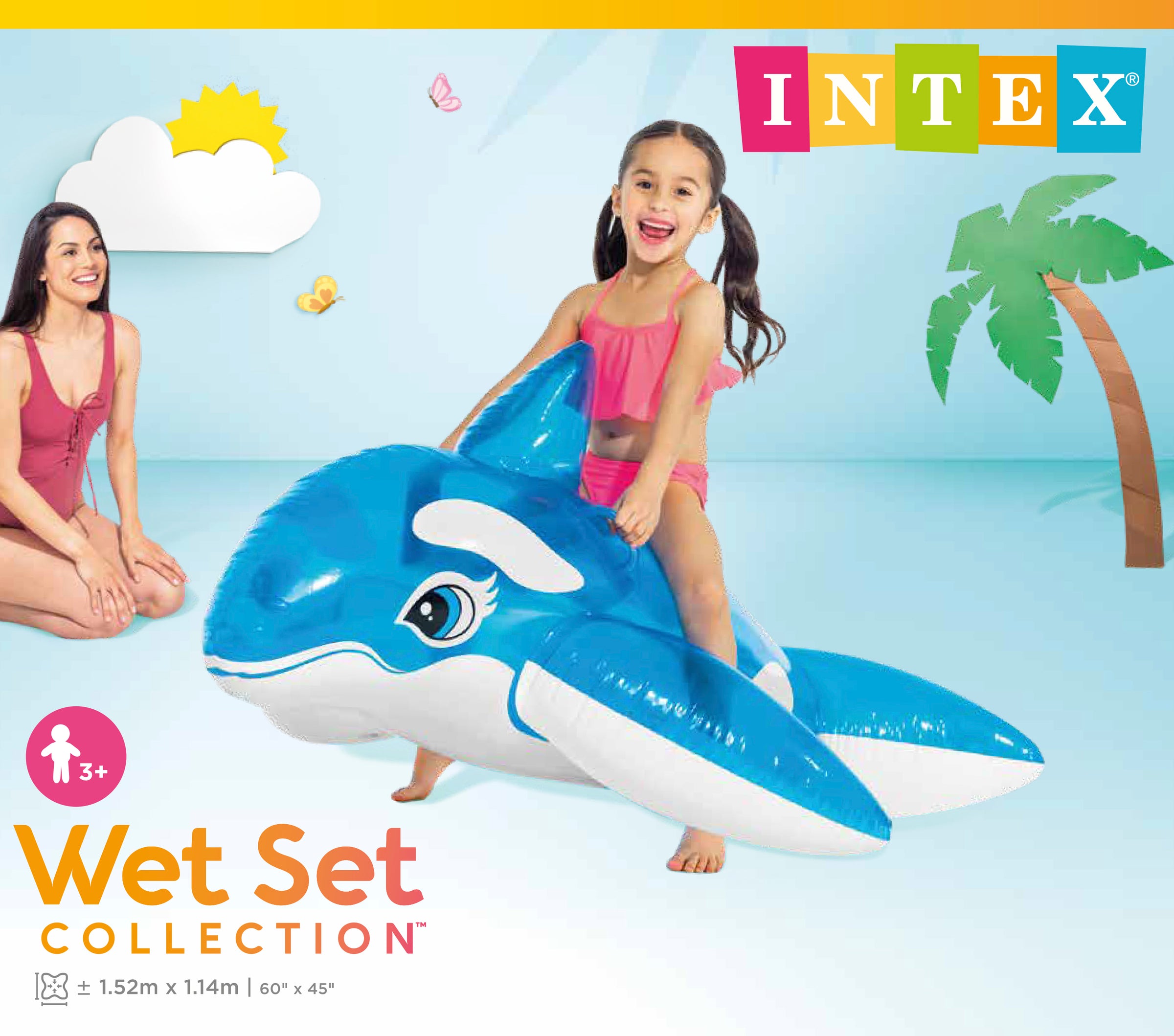 Intex Lil Whale Ride - On 58523 V1032-IXLILWHALE-58523