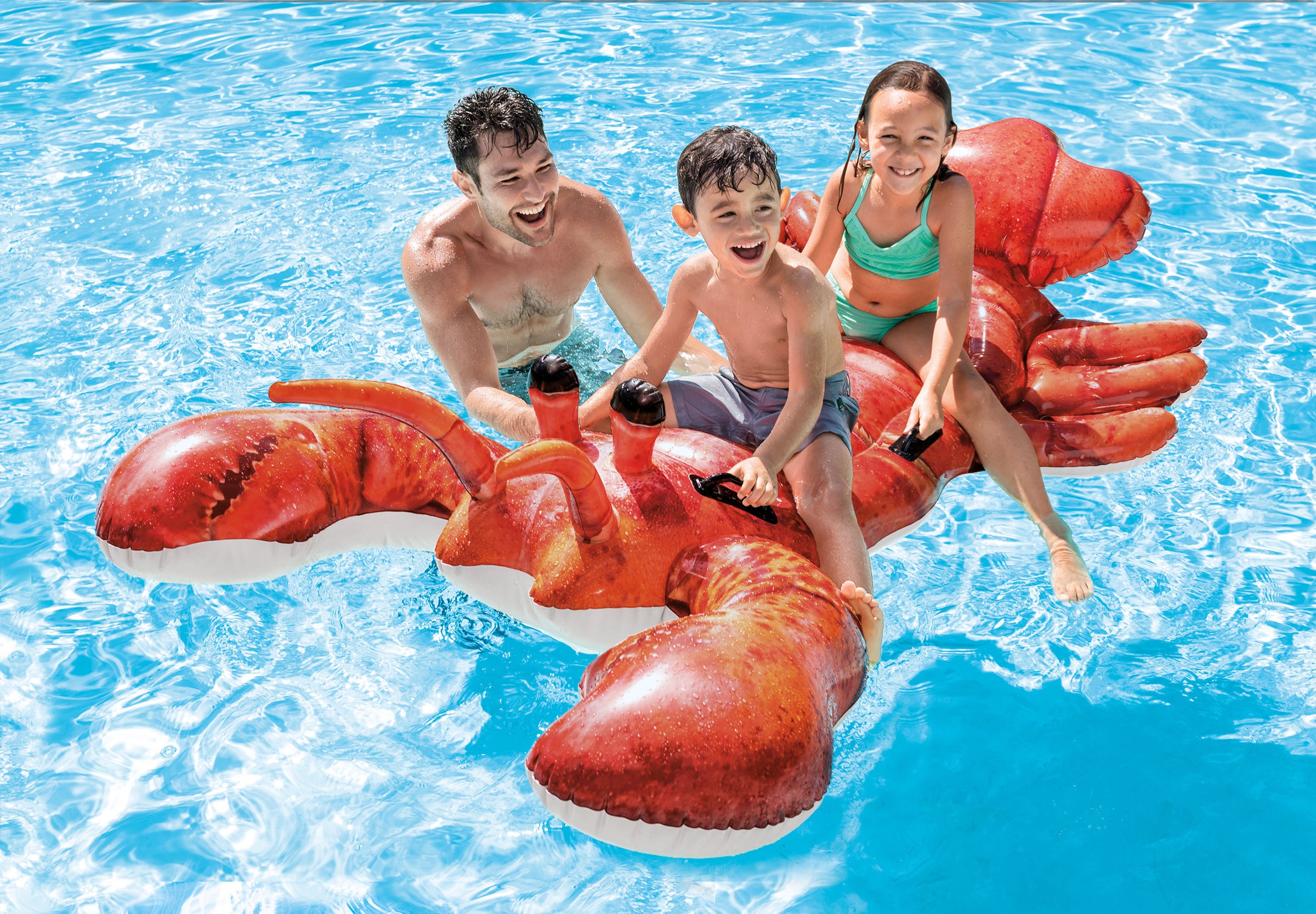 Intex Giant Lobster Ride On Pool Inflatable 57533 V1032-IXLOBSTER_57533