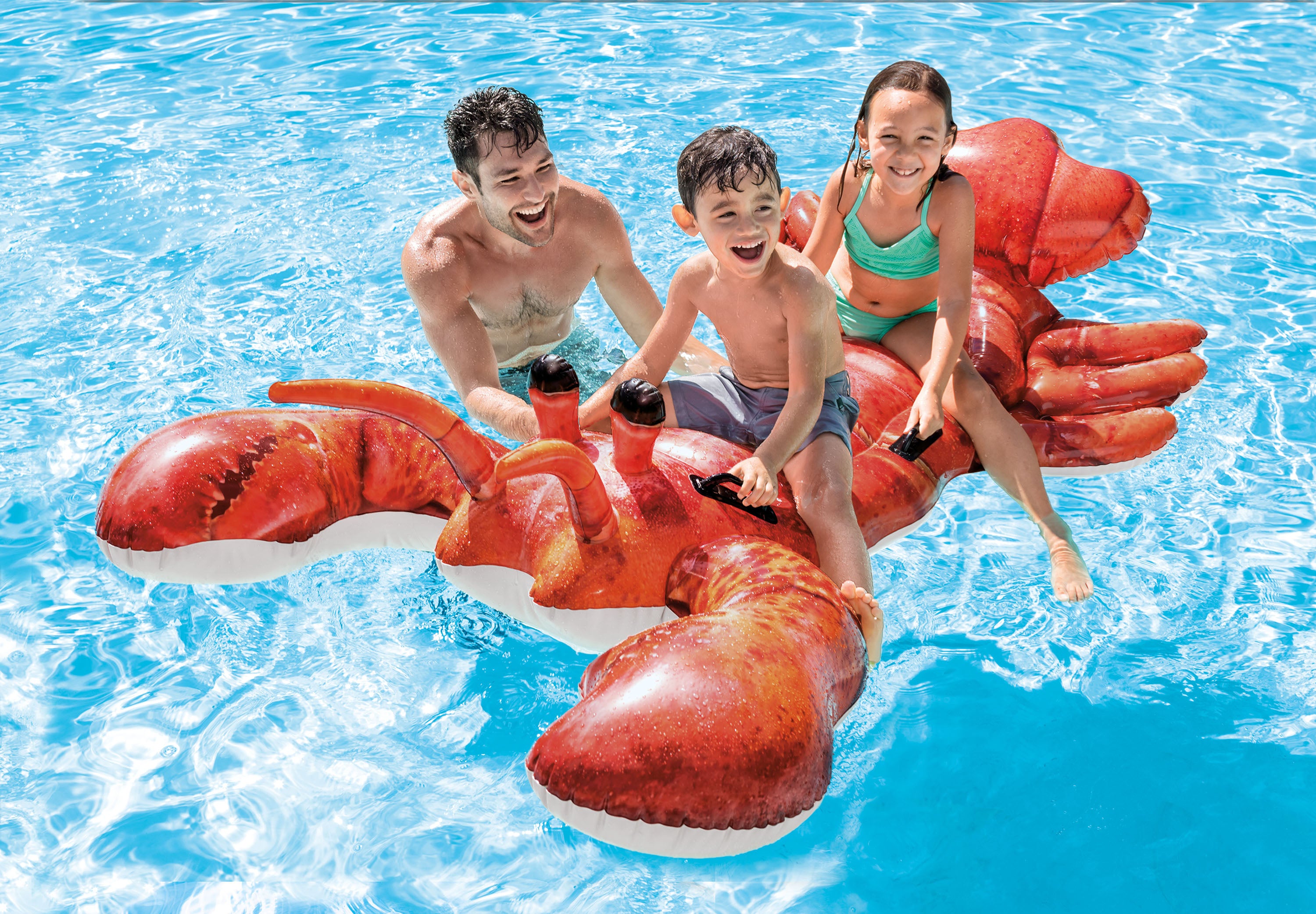 Intex Giant Lobster Ride On Pool Inflatable 57533 V1032-IXLOBSTER_57533