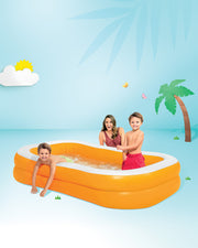 Intex Swim Center Mandarin Inflatable Family Pool 57181 V1032-IXMANDARINPOOL_57181