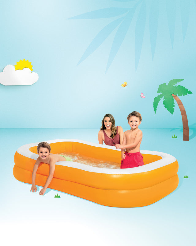 Intex Swim Center Mandarin Inflatable Family Pool 57181 V1032-IXMANDARINPOOL_57181