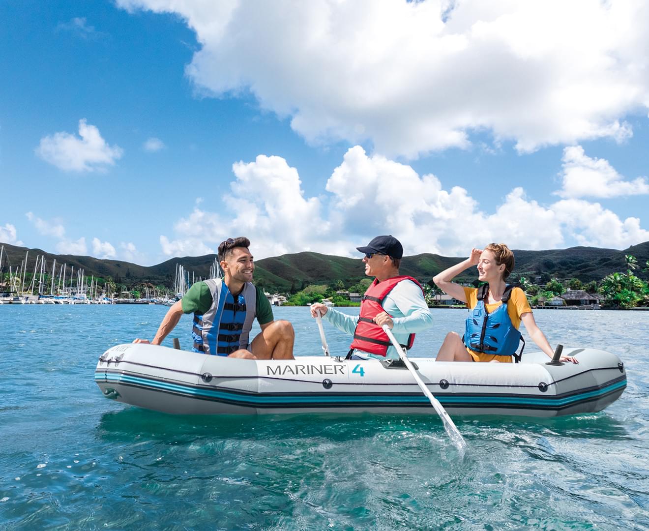 Intex Mariner 4 Boat Set 68376 V1032-IXMARINER4-68376