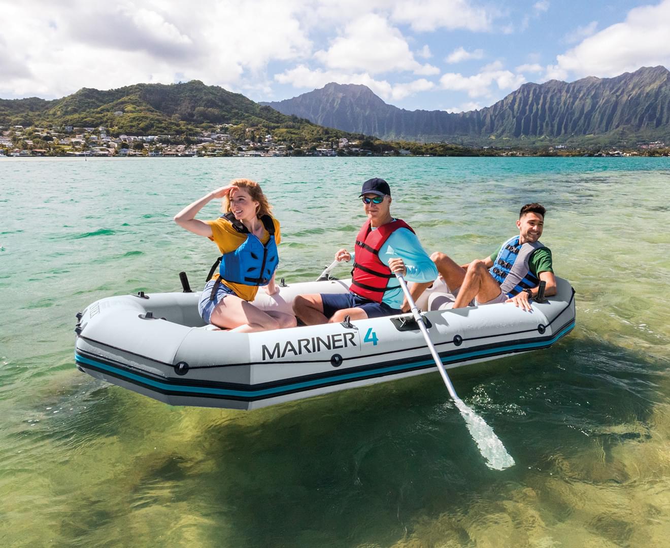 Intex Mariner 4 Boat Set 68376 V1032-IXMARINER4-68376