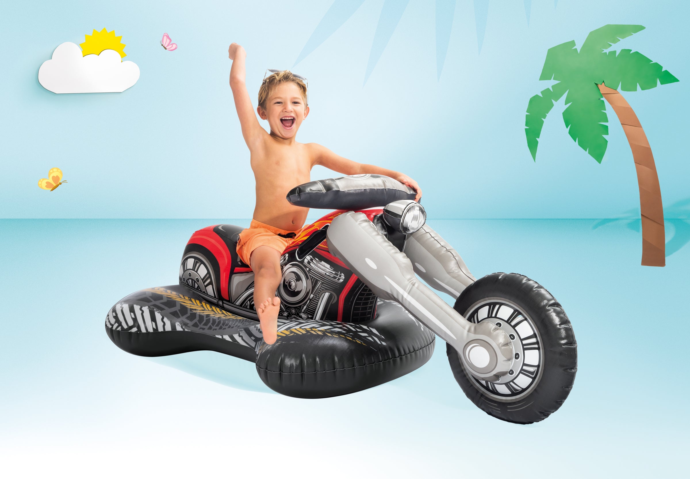 Intex Cruiser Motorbike Ride-On 57534 V1032-IXMOTORBIKE-57534