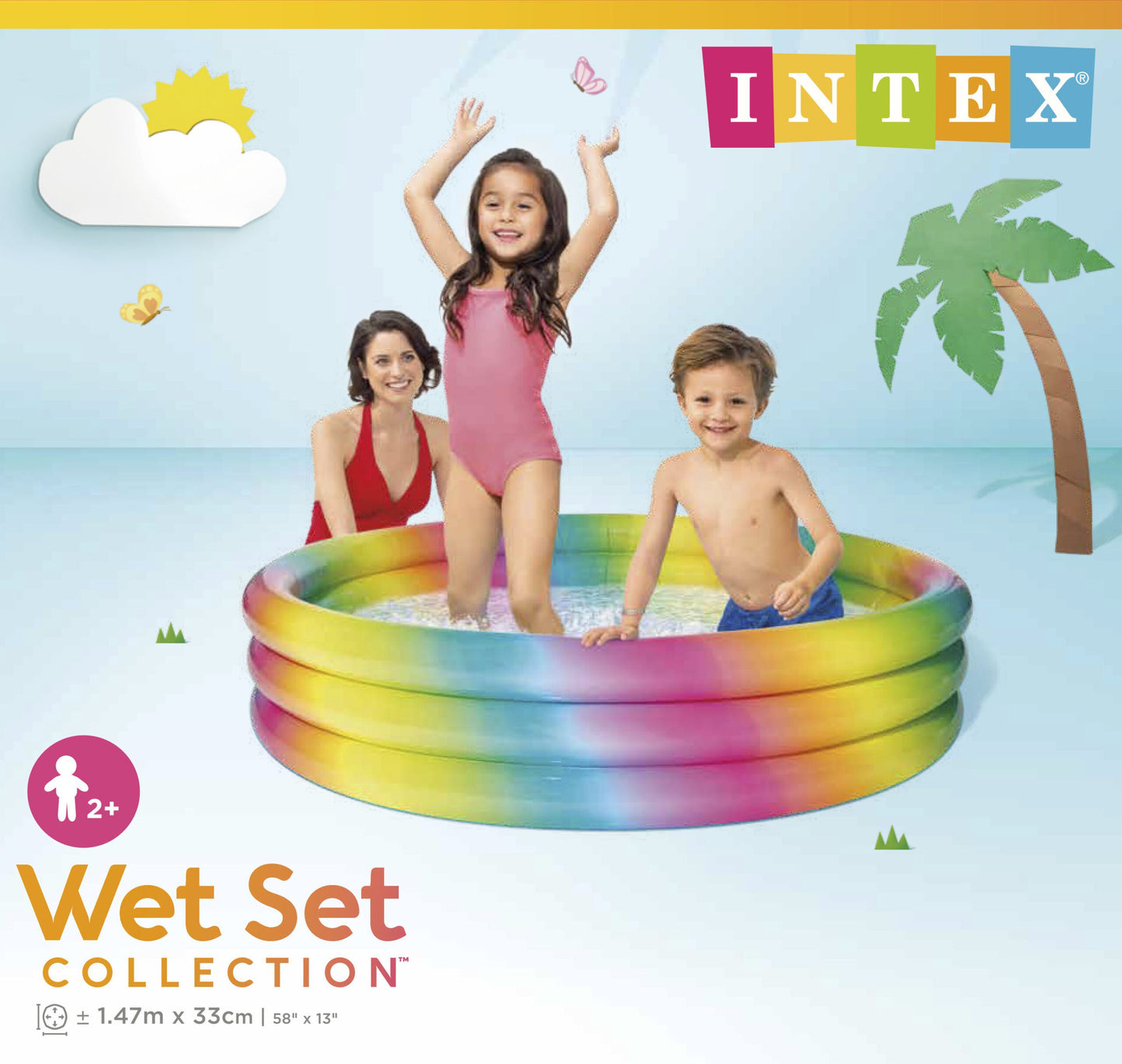 Intex RAINBOW OMBRE POOL 147cm 58439 V1032-IXOMBREPOOL147_58439