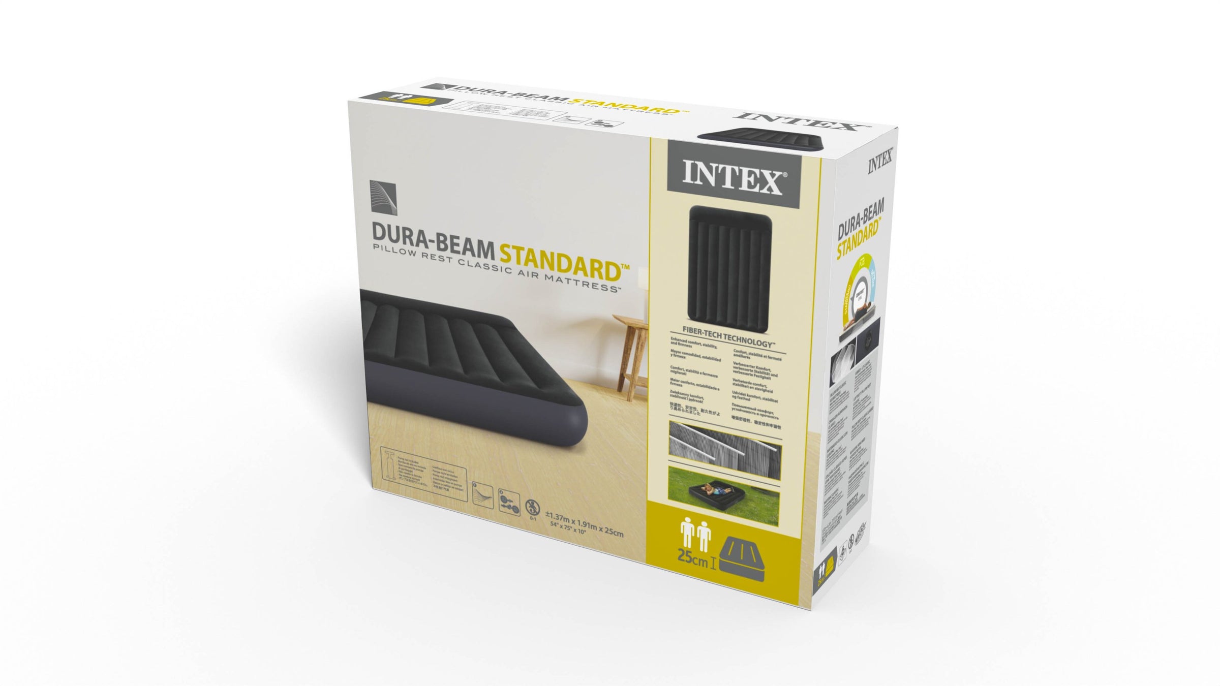 INTEX Double Dura-Beam Standard Pillow Rest Air Mattress V1032-IXPILLOWREST_64142