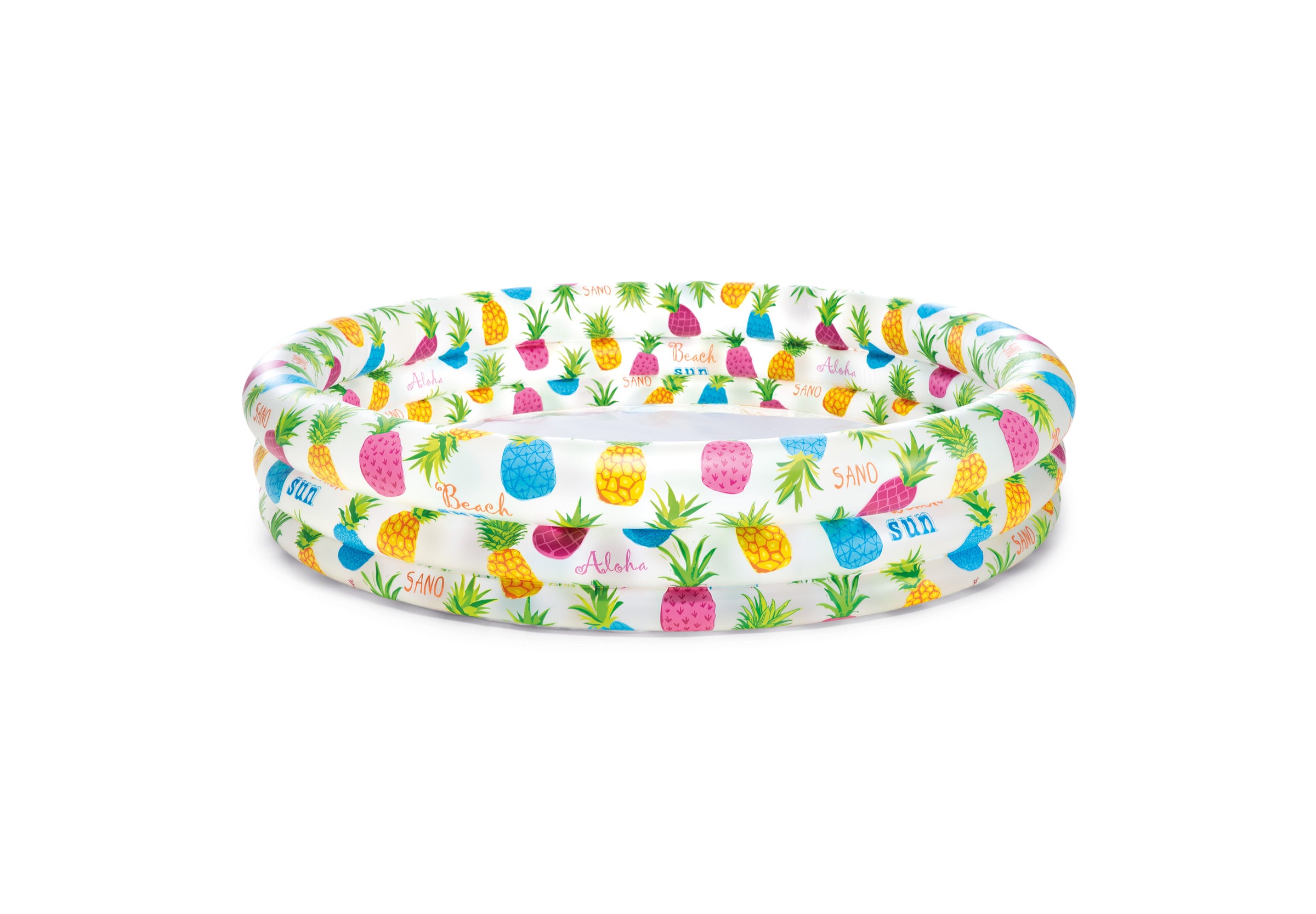 Intex 3 Ring Pineapple Splash Pool 59431 132cm V1032-IXPINAAPLLEPOOL-59431