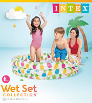 Intex 3 Ring Pineapple Splash Pool 59431 132cm V1032-IXPINAAPLLEPOOL-59431