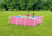 Intex Pink Rectangular Frame Pool 28266 V1032-IXPINKRECT2.2-28266