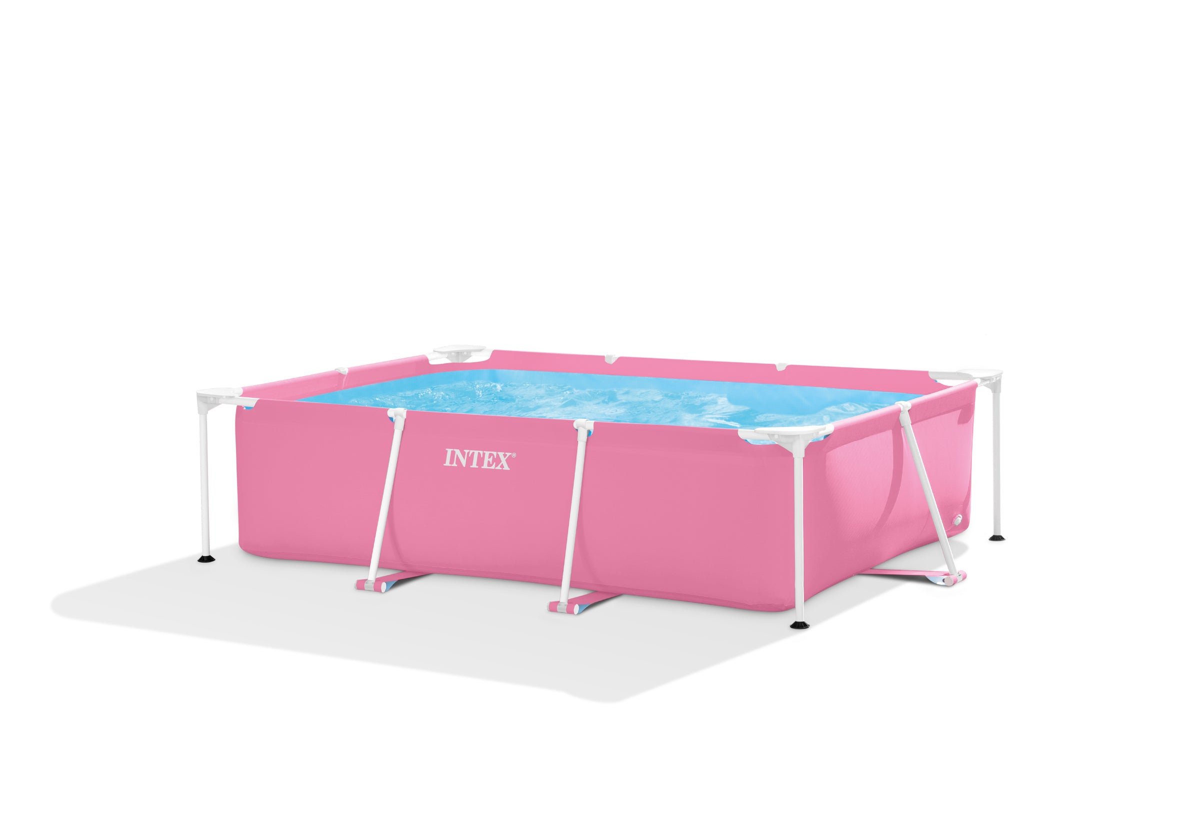 Intex Pink Rectangular Frame Pool 28266 V1032-IXPINKRECT2.2-28266