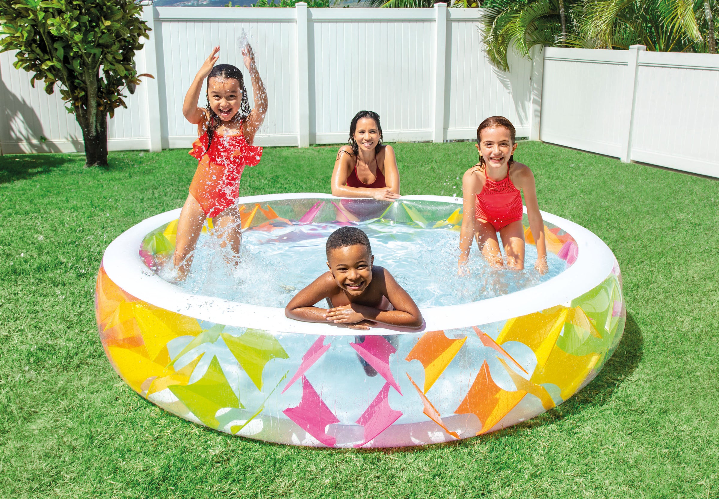 INTEX Pinwheel Swim Centre Pool 229cm x 56cm 56494 V1032-IXPINWHEELPOOL-56494